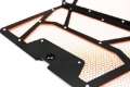 Picture of Agency Power 14-18 Polaris RZR XP 1000 - XP Turbo Vented Engine Cover - Matte Black-Orange Mesh