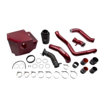 Picture of Wehrli 20-24 Chevrolet 6-6L Duramax L5P Stage 3 High Flow Intake Bundle Kit - Illusion Cherry