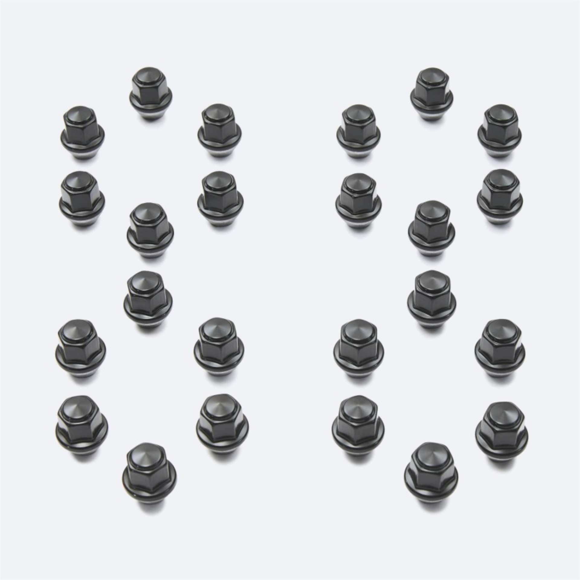 Picture of Ford Racing M14 x 1-5 Black Lug Nut - Set of 24