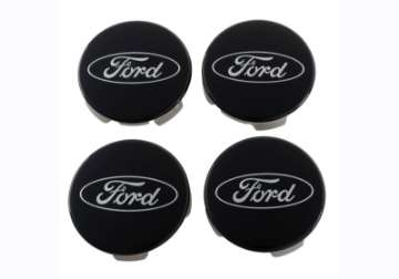 Picture of Ford Racing Ford Truck-SUV Black And Chrome Wheel Center Cap Kit