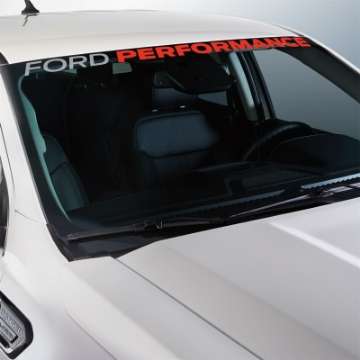 Picture of Ford Racing Ford Performance Ranger Windshield Banner - Wht-Red