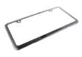 Picture of Ford Racing Slim License Plate Frame - Brushed Stainless Steel