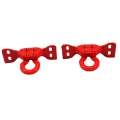 Picture of Ford Racing 17-22 Super Duty Tow Hooks - Red Pair