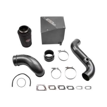 Picture of Wehrli 11-16 Chevrolet 6-6L Duramax LML 4in Intake Kit Stage 2 - Gloss Black