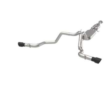 Picture of Kooks 2021+ Ford F150 2-7-3-5-5-0L 3in Dual Cat-Back Side Exit Exhaust w-Black Tips