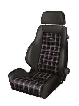 Picture of Recaro Classic LS Seat - Black Leather-Classic Checkered Fabric