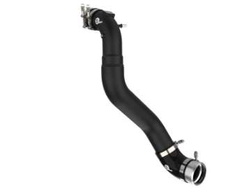 Picture of aFe 21+ Ford F-150 V6-3-5L tt BladeRunner 3in to 3-5in Aluminum Cold Charge Pipe Black