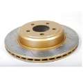 Picture of DBA 05-09 Chrysler 300 C Rear Gold Cross Drilled & Slotted KP Street Series Rotor