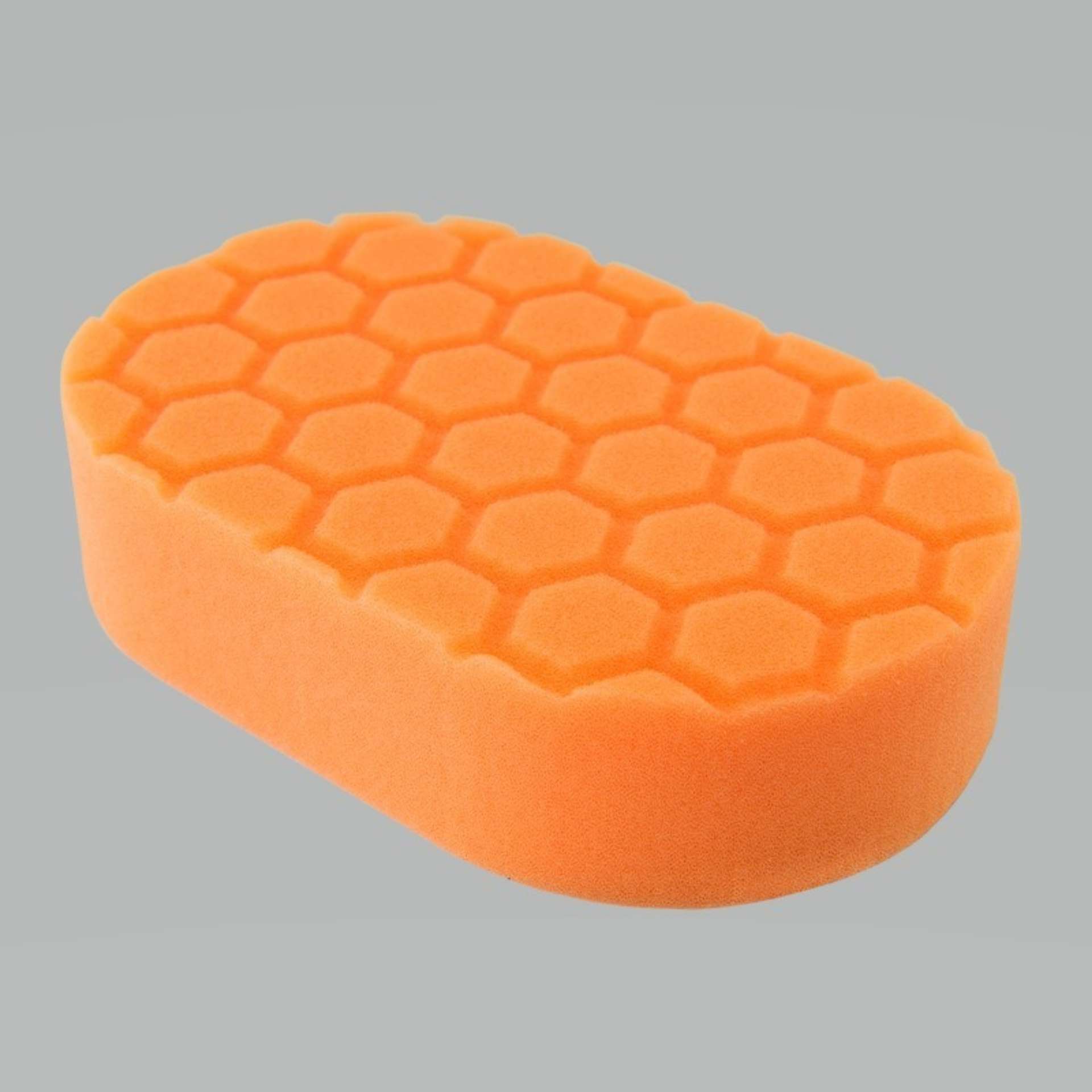 Picture of Chemical Guys Hex-Logic Medium Cutting Hand Applicator Pad - Orange - 3in x 6in x 1in