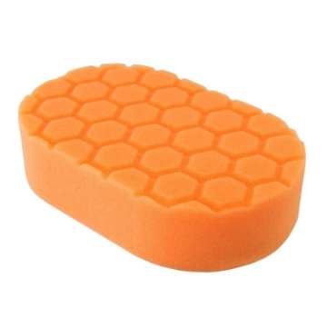 Picture of Chemical Guys Hex-Logic Medium Cutting Hand Applicator Pad - Orange - 3in x 6in x 1in