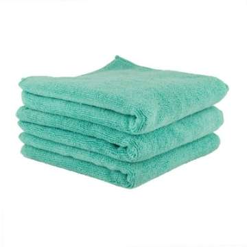 Picture of Chemical Guys Workhorse Microfiber Towel Exterior- 16in x 16in - Green - 3 Pack