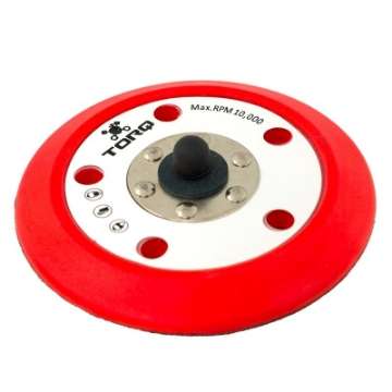 Picture of Chemical Guys TORQ R5 Dual-Action Red Backing Plate w-Hyper Flex Technology - 6in