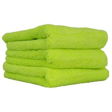 Picture of Chemical Guys El Gordo Thick Microfiber Towel - 16-5in x 16-5in - Green - 3 Pack