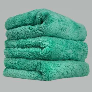 Picture of Chemical Guys Ultra Edgeless Microfiber Towel - 16in x 16in - Green - 3 Pack