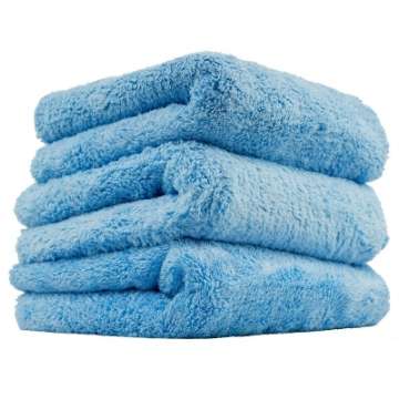 Picture of Chemical Guys Ultra Edgeless Microfiber Towel - 16in x 16in - Blue - 3 Pack