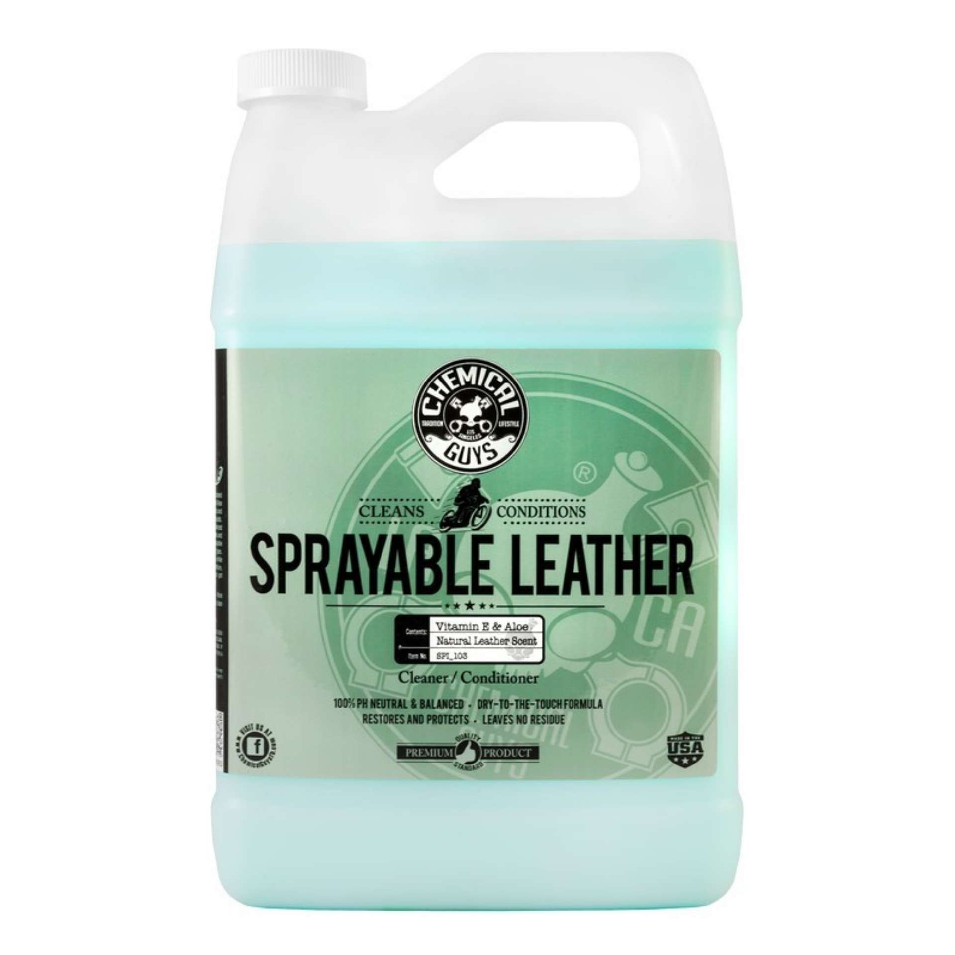 Picture of Chemical Guys Sprayable Leather Cleaner & Conditioner In One - 1 Gallon