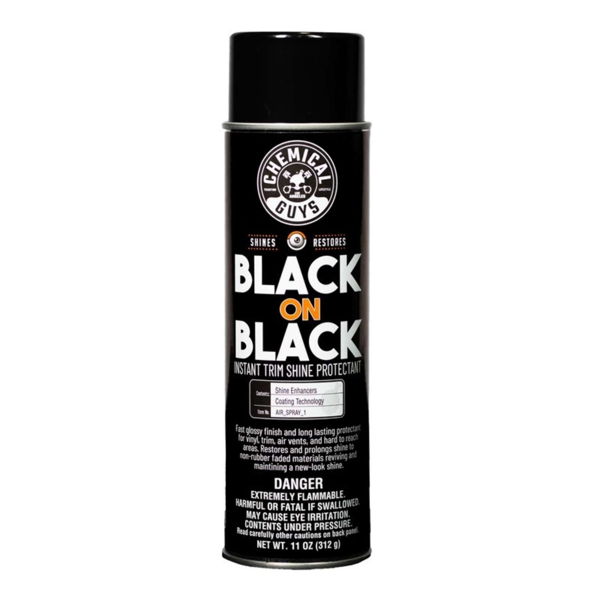 Picture of Chemical Guys Black on Black Instant Trim Shine Spray Dressing - 11oz