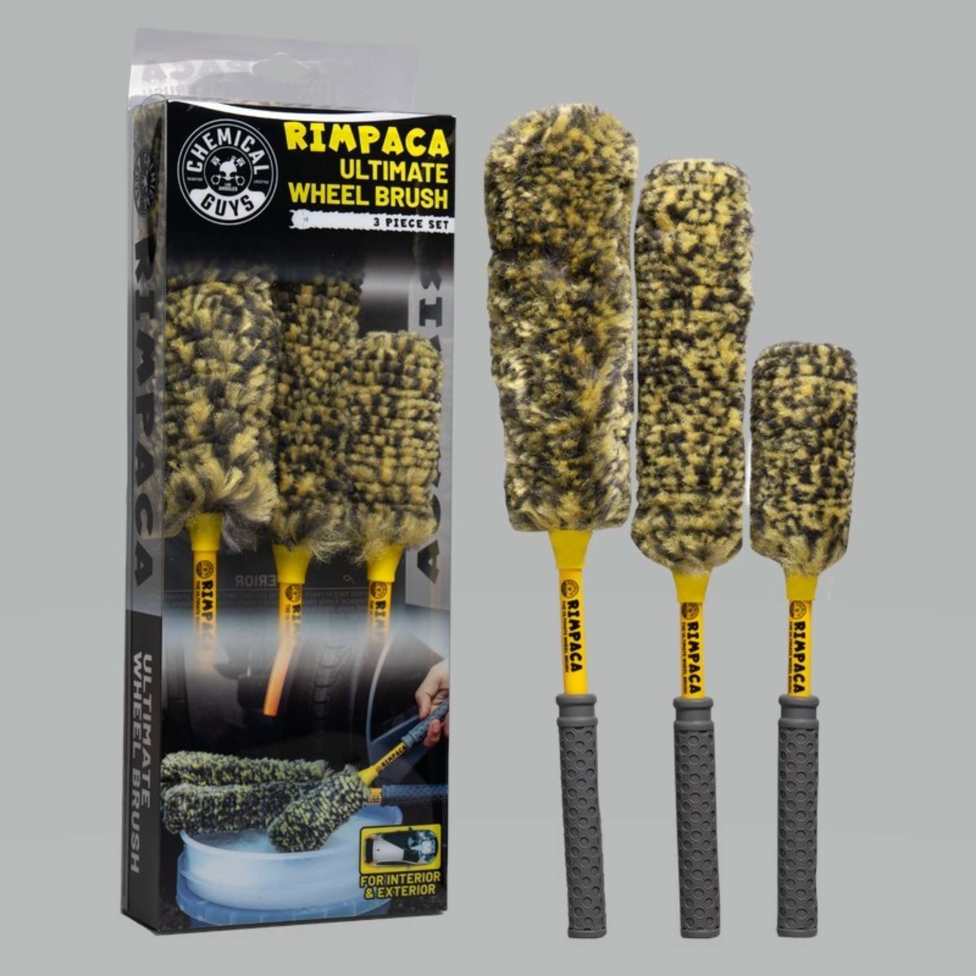 Picture of Chemical Guys Rimpaca Ultimate Wheel Brush Set - 3 Pcs