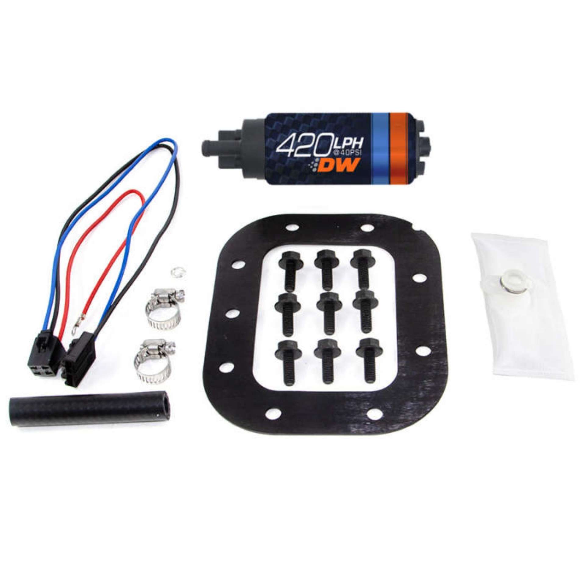 Picture of Deatschwerks DW420 Series 420lph In-Tank Fuel Pump w- Install Kit For Corvette 86-89 5-7L