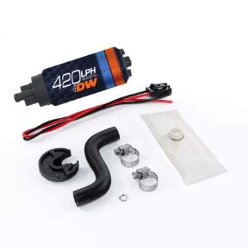 Picture of Deatschwerks DW420 Series 420lph In-Tank Fuel Pump w- Install Kit For 85-97 Ford Mustang