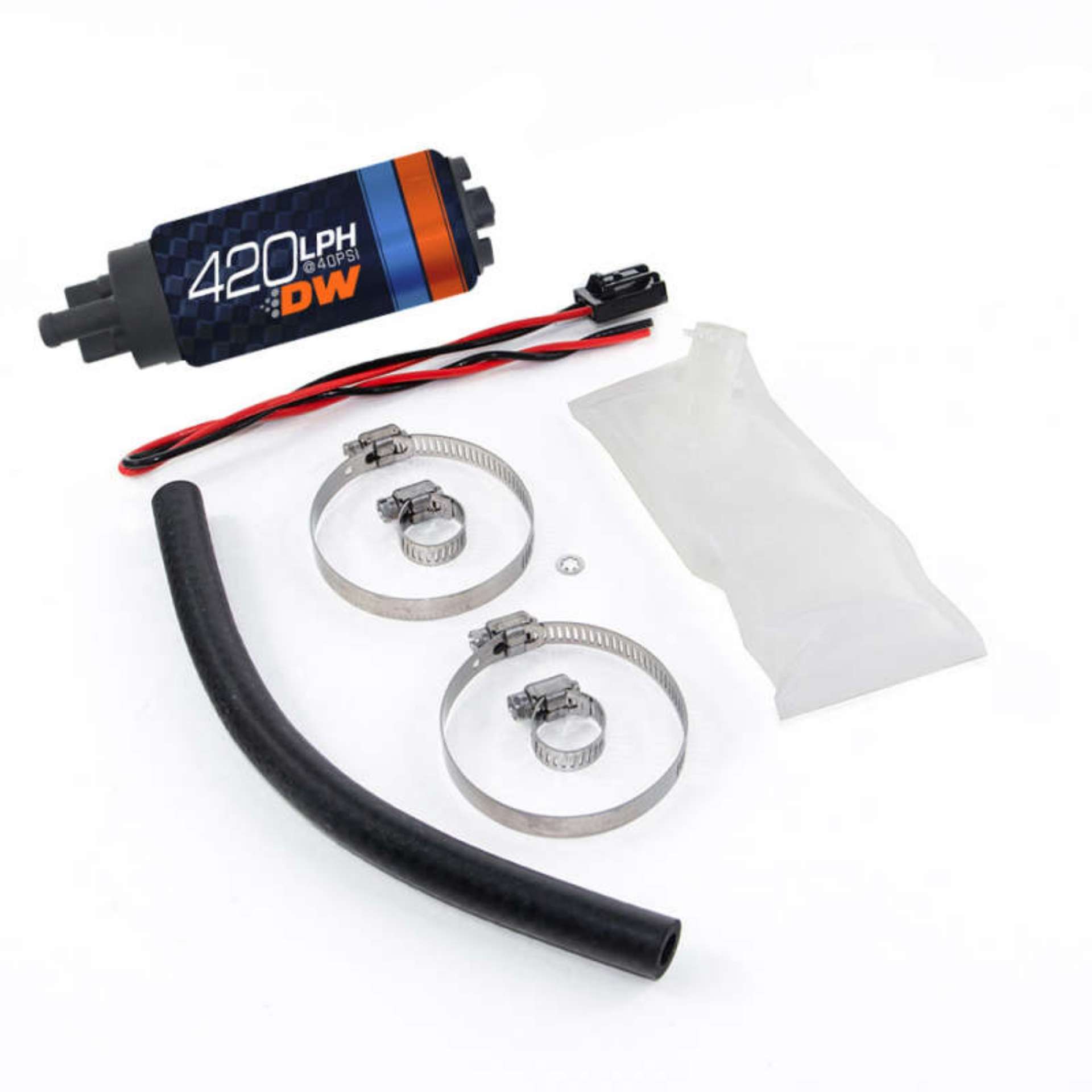 Picture of Deatschwerks DW420 Series 420lph In-Tank Fuel Pump w- Install Kit For 90-96 300ZX Z32