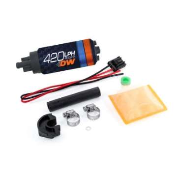 Picture of Deatschwerks DW420 Series 420lph In-Tank Fuel Pump w- Install Kit For 89-94 240SX