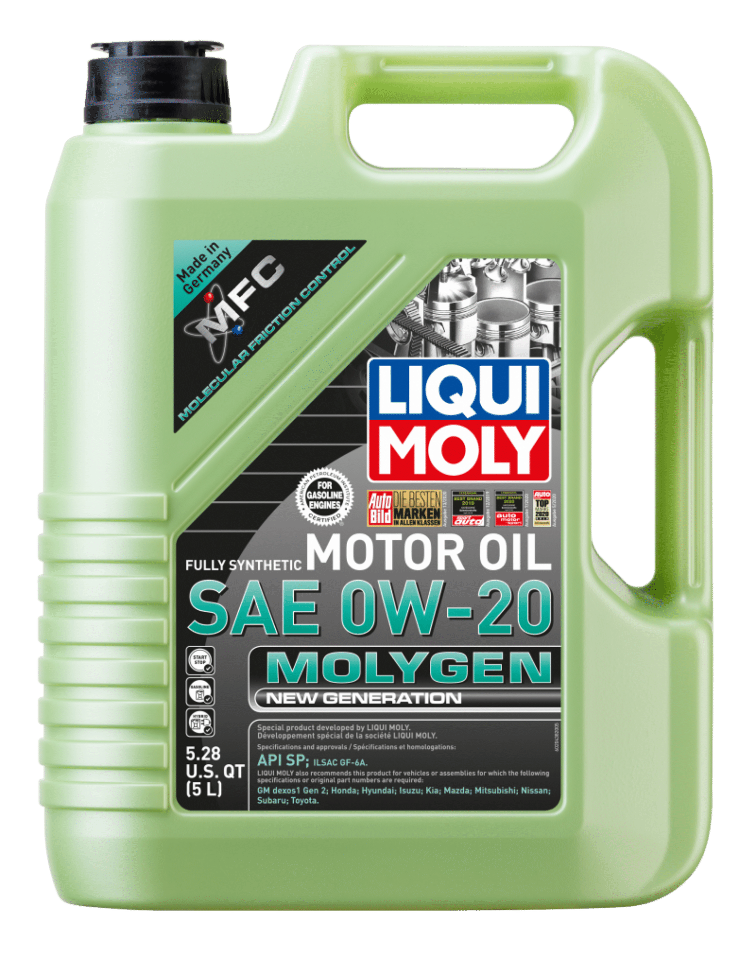 Picture of LIQUI MOLY 5L Molygen New Generation Motor Oil SAE 0W20