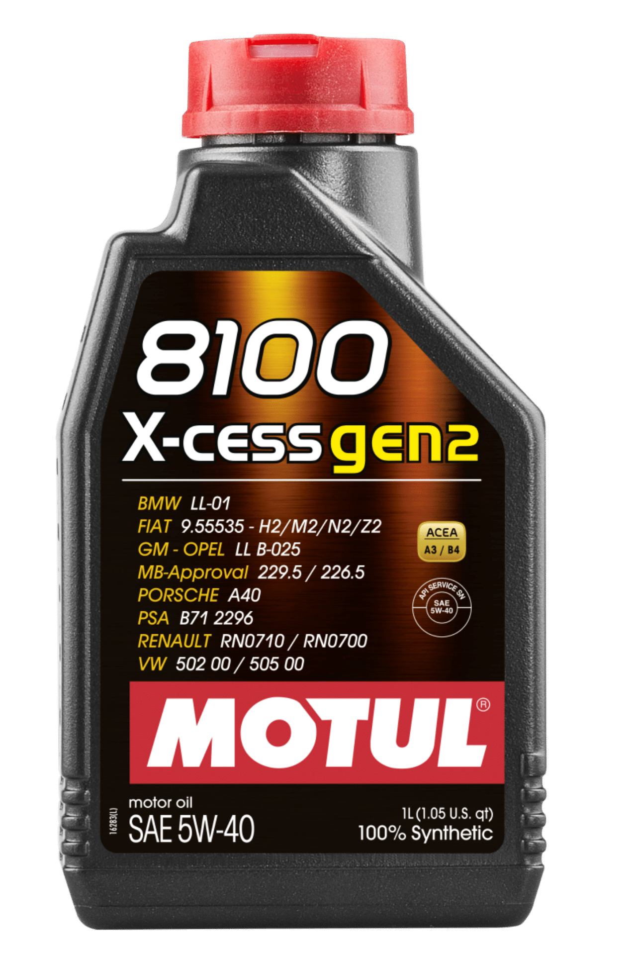 Picture of Motul 1L Synthetic Engine Oil 8100 5W40 X-CESS