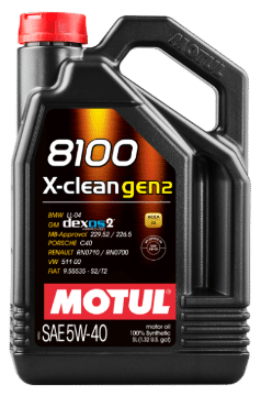 Picture of Motul 5L Synthetic Engine Oil 8100 X-CLEAN Gen 2 5W40