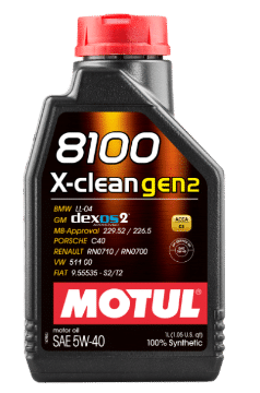 Picture of Motul 1L Synthetic Engine Oil 8100 X-CLEAN Gen 2 5W40