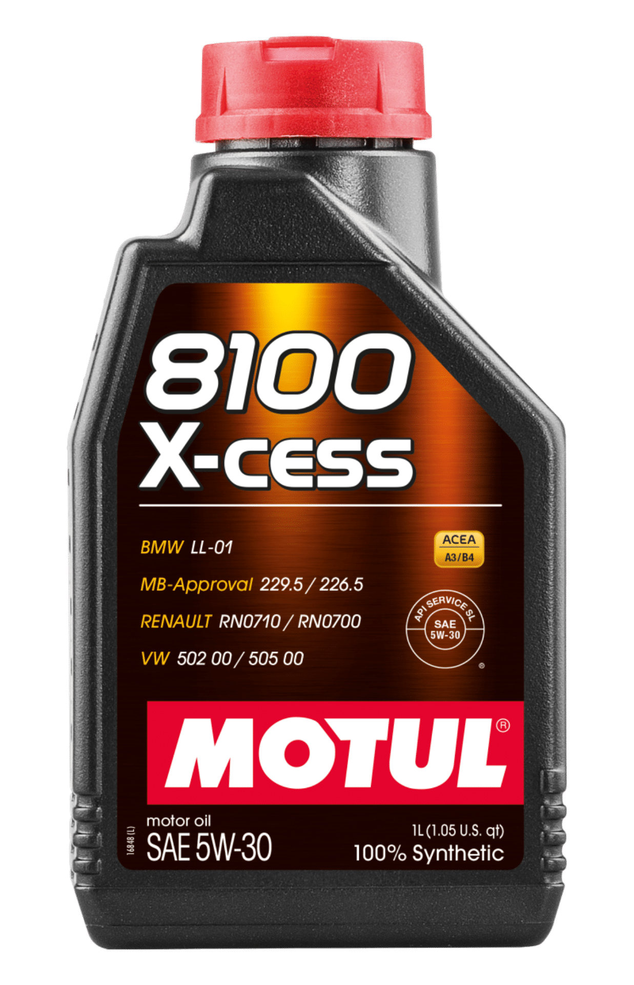 Picture of Motul Synthetic Engine Oil 8100 5W30 X-CESS 1L