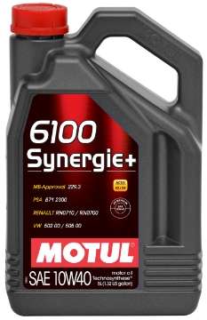 Picture of Motul 5L Technosynthese Engine Oil 6100 SYNERGIE+ 10W40 4X5L