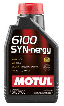 Picture of Motul 1L Technosynthese Engine Oil 6100 SYN-NERGY 5W30 - VW 502 00 505 00 - MB 229-5