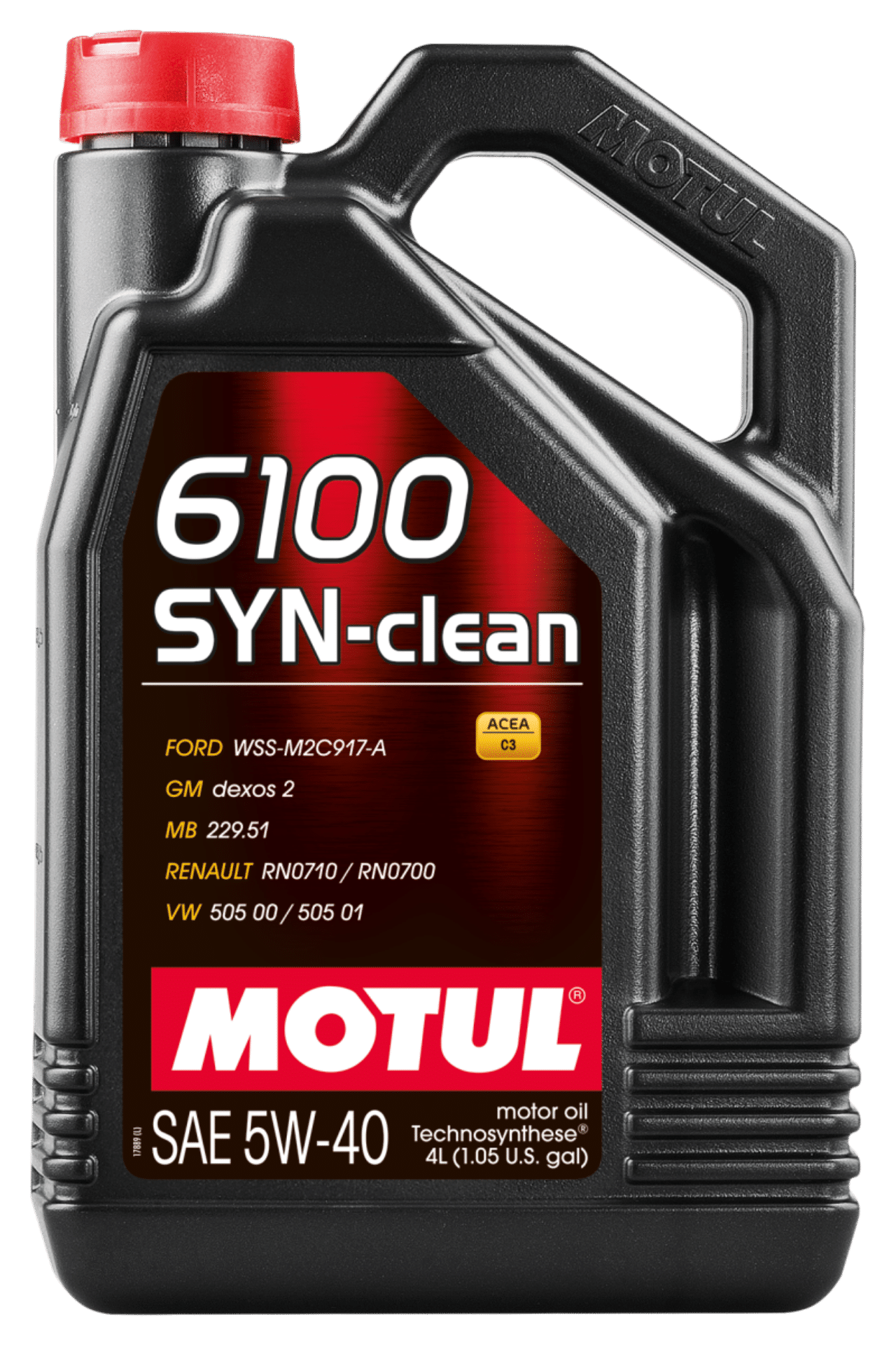 Picture of Motul 4x4L Engine Oil 6100 SYN-CLEAN 5W40 - VW 502-00-505-00 - MB 229-5