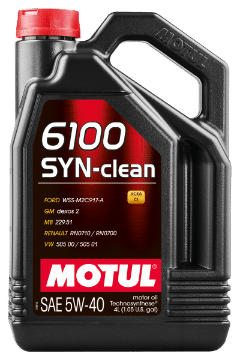 Picture of Motul 4x4L Engine Oil 6100 SYN-CLEAN 5W40 - VW 502-00-505-00 - MB 229-5