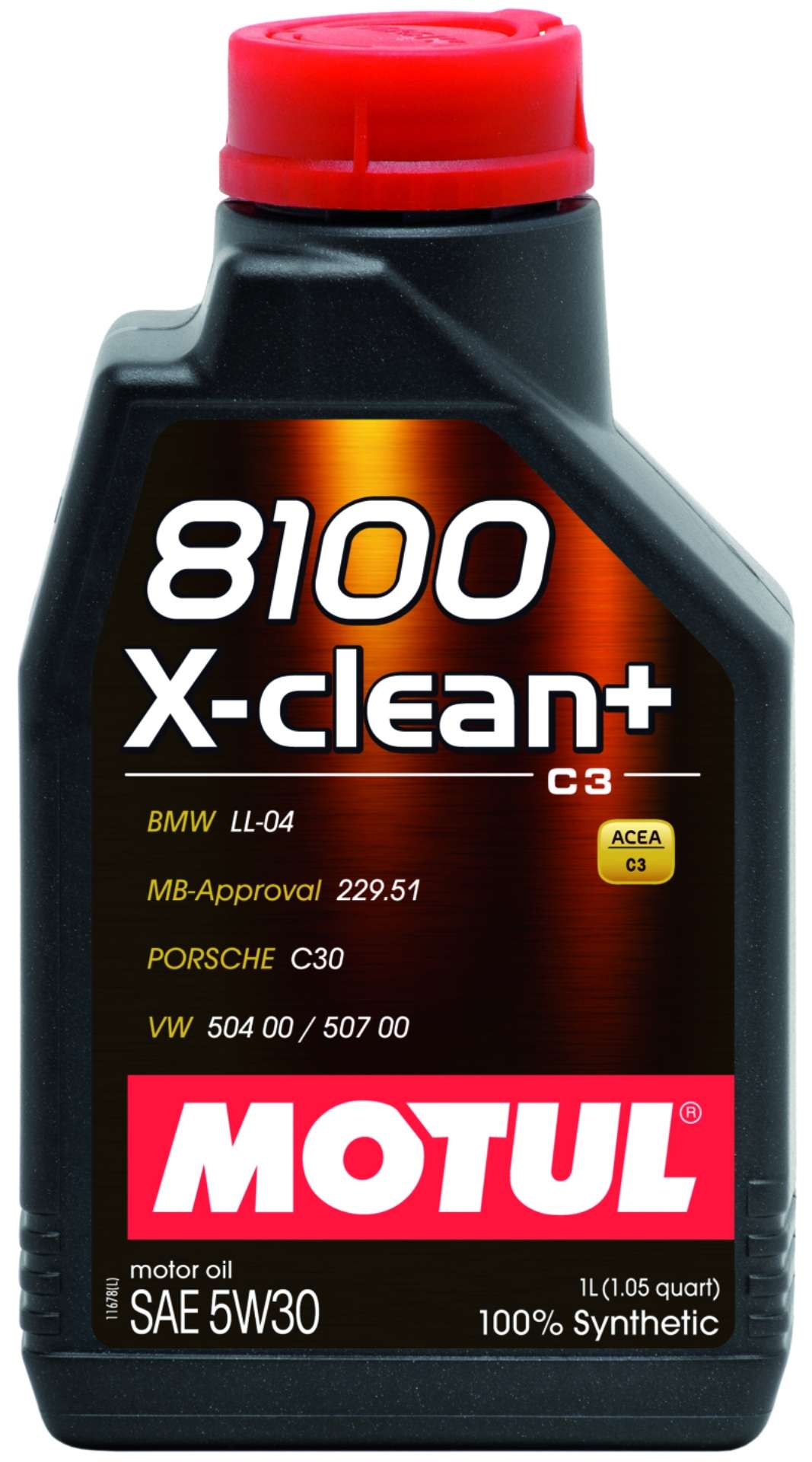 Picture of Motul 1L Synthetic Engine Oil 8100 5W30 X-CLEAN - LL04- MB 229-51- 504-00-507-00