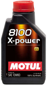 Picture of Motul 1L Synthetic Engine Oil 8100 10W60 X-Power - ACEA A3-B4