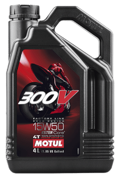 Picture of Motul 4L Factory Line Road Racing 300V 15W50