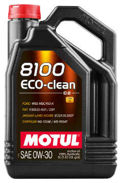 Picture of Motul 5L Synthetic Engine Oil 8100 0W30 4x5L ECO-CLEAN  ACEA C2 API SM ST-JLR 03-5007