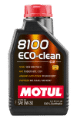 Picture of Motul 1L Synthetic Engine Oil 8100 Eco-Clean 0W30 12X1L - C2-API SM-ST-JLR 03-5007 - 1L