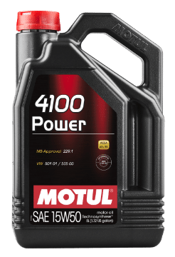 Picture of Motul 5L Engine Oil 4100 POWER 15W50 - VW 505 00 501 01 - MB 229-1