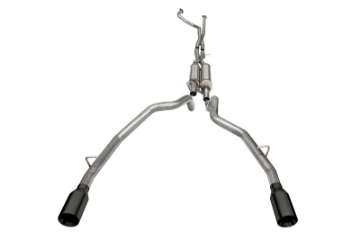 Picture of Corsa 2021-2024 Dodge Ram TRX Crew Cab Xtreme Catback Exhaust Dual Rear Black Tip