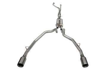 Picture of Corsa 2021-2024 Dodge Ram TRX Crew Cab Xtreme Catback Exhaust Dual Rear Gunmetal Tip