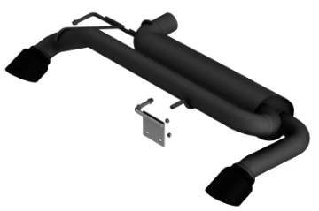 Picture of Borla 21-22 Ford Bronco 2-3L 4WD Touring Axle Back Exhaust w- Black Coated Tips