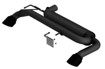 Picture of Borla 21-22 Ford Bronco 2-3L 4WD ATAK Axle Back Exhaust w- Black Coated Tips