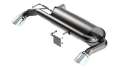 Picture of Borla 21-22 Ford Bronco 2-7L V6 4WD ATAK Axle Back Exhaust w- Bright Chrome Tips