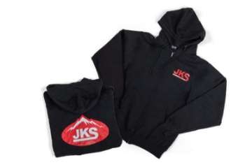 Picture of JKS Manufacturing Zippered Black Hoodie - 2XL