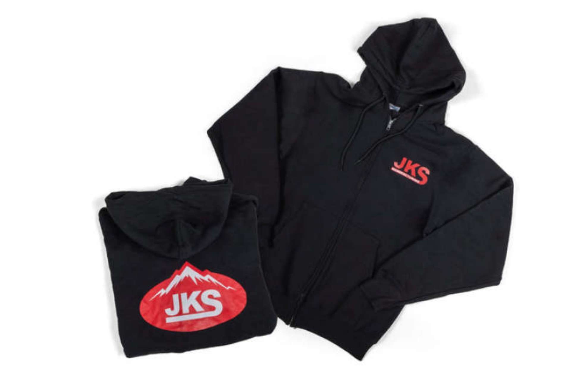 Picture of JKS Manufacturing Zippered Black Hoodie - 3XL