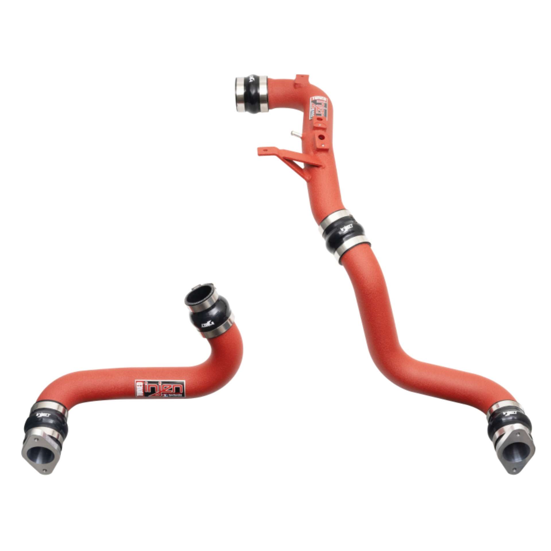 Picture of Injen 22-23 Honda-Acura Civic-Si-Integra 1-5L Turbo Aluminum Intercooler Pipe Kit - Wrinkle Red