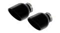 Picture of Borla 15-24 Dodge Charger V8 - 2023 Chrysler 300C T-304 SS Tips 5in Outlet - Black Chrome